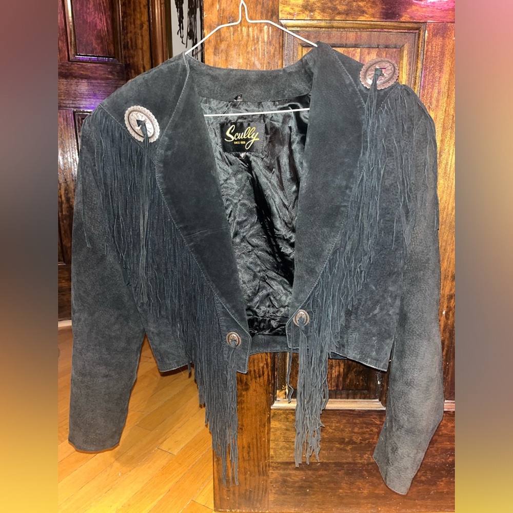 Vintage genuine suede jacket